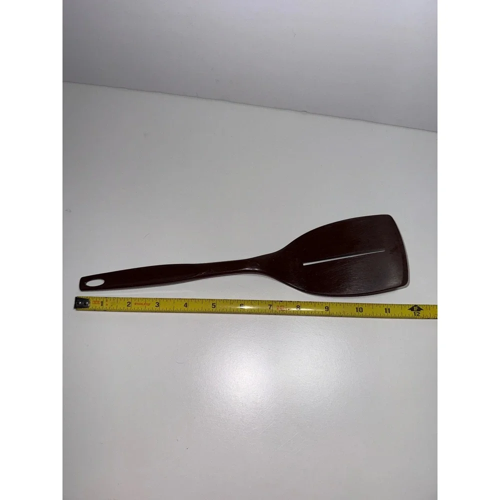 Vintage Foley Nylon Spatula Turner Brown Slotted Kitchen Utensil 1 Slot USA